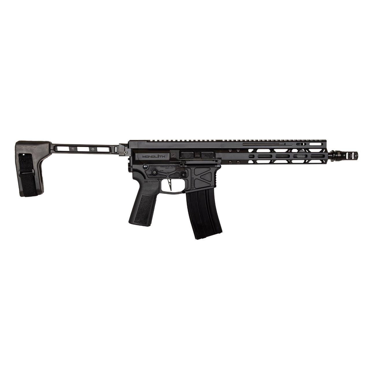 Global Ordnance Monolith Semi-Auto AR Pistol, .223 Rem/5.56 NATO, 12.5 in, 30+1, Black