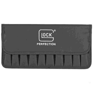 Glock 10-Magazine Pouch with Cover and Stiffener, Nylon, Multi-Caliber, Black