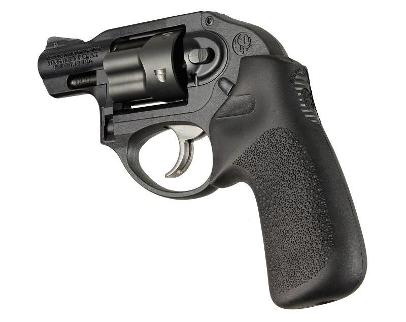 Hogue Tamer Boot Grip for Ruger LCR/LCRx, Black Rubber Cushion, No Finger Grooves