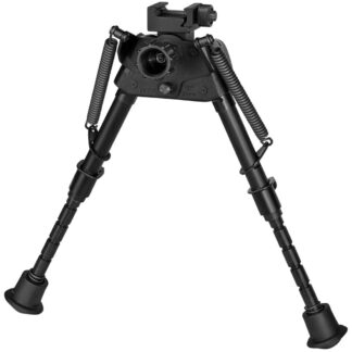 Harris Engineering S-BRMP Picatinny Bipod, 6-9 in, Anodized Black