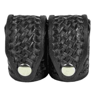 HKS 203BLBN Double Large SpeedLoader Case Black Hytrel Belt Loop