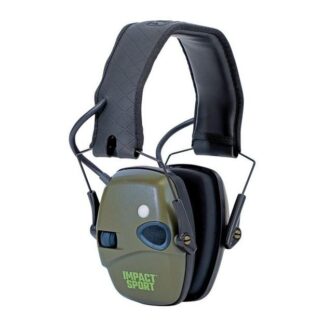 Howard Leight Impact Sport Electronic Ear Muffs, Bluetooth, 21dB NRR, OD Green