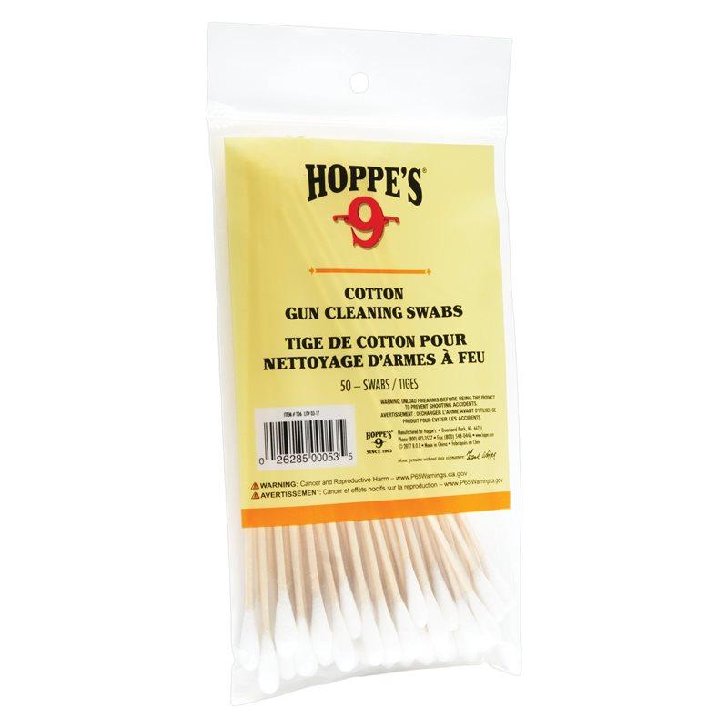 Hoppes Cotton Cleaning Swabs 100-Pack, 6 in Wood Grain