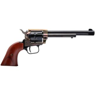 Heritage Arms Rough Rider .22 LR Single-Action Revolver, 6.5 in Barrel, 9 Rounds, Simulated Case Hardened