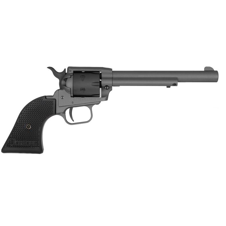 Heritage Rough Rider Single Action Revolver .22 LR, 6-Round, 6.5 in, Tungsten Cerakote, Fixed Sights