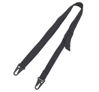 TacShield Sport Ridge 2-Point Rifle Sling 1 in Wide with HK Snap Hooks, Black