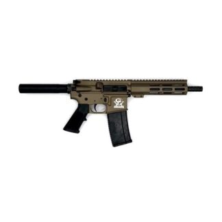 WRJ Great Lakes AR-15 Pistol .223 Wylde 7.5 in 30rd Bronze Cerakote Finish