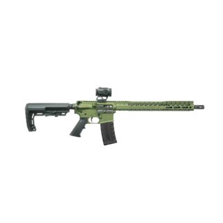Black Rain Ordnance BRO Spec 15 5.56mm Direct Impingement Rifle, Bullfrog Finish, 16 in, 30 Rounds