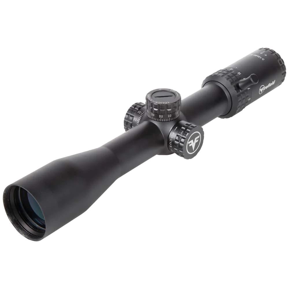 Firefield RapidStrike 3-12x40 Rifle Scope, 30mm Tube, SFP Mil Hash, Non-Illuminated, Black