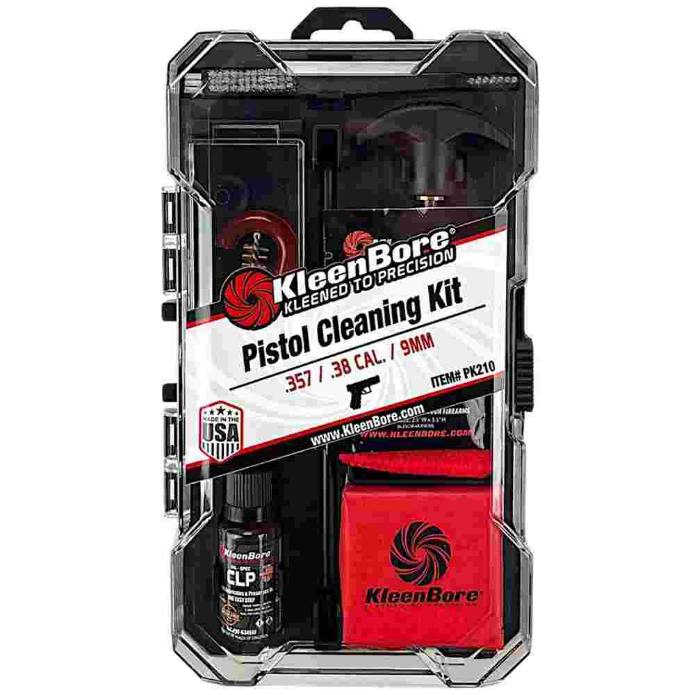 KLEEN-BORE KleenBore Classic Handgun Cleaning Kit .38/.357/9mm Luger