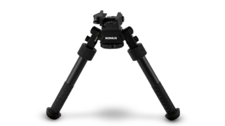 Konus Bipod 4.75-9 in Height, Picatinny Quick-Release Mount, Foldable Legs, Black Matte