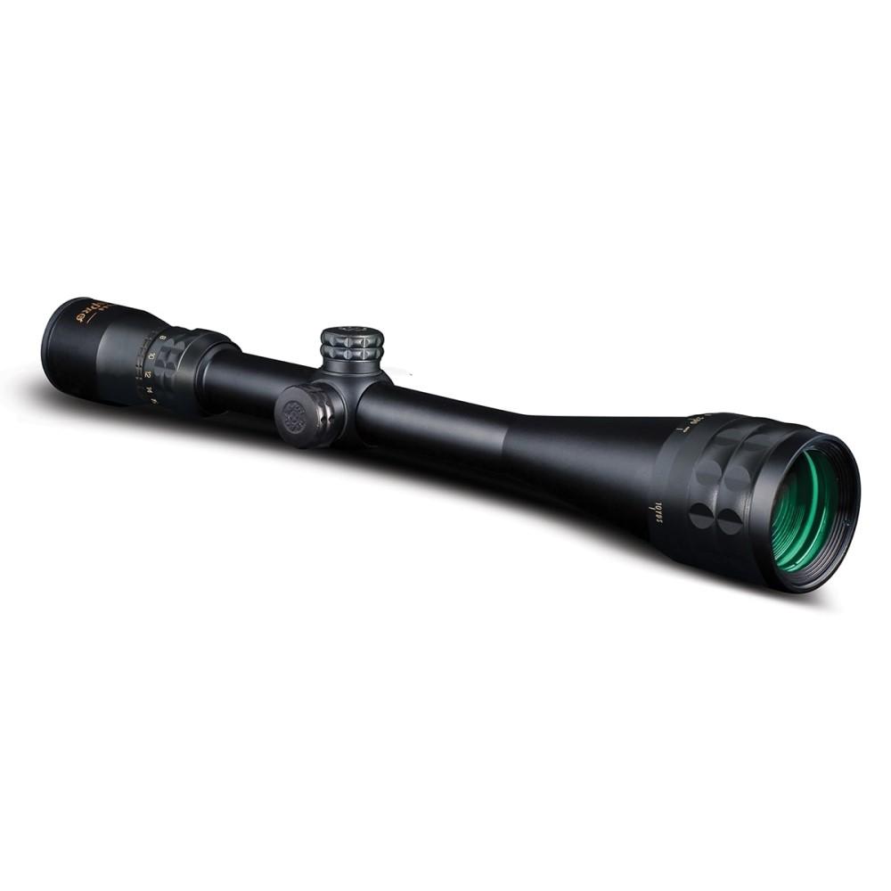 KonusKonusPro 6-24x44 AO Rifle Scope, Engraved Mil-Dot Reticle, Matte Black