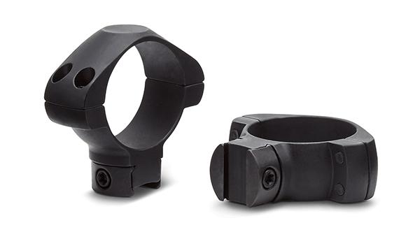Konus 7419 Steel Rings 30mm Medium Quick-Release 3/8" Grooved Receiver, Black