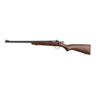 Davey Crickett Keystone Chipmunk Left-Hand .22 LR Single-Shot Rifle, 16.1 in, Walnut Stock