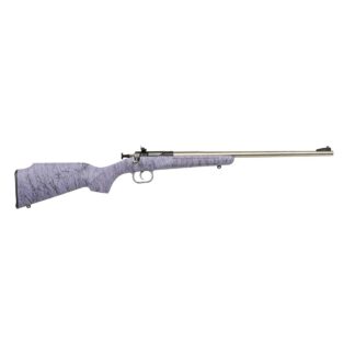 Davey Crickett Keystone Crickett .22 LR Single Shot 16.1 in Barrel Purple with Black Webbing