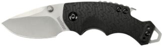 Kershaw Shuffle 8700 Folding Knife with 2-1/4 in Drop Point Blade, Black Handle