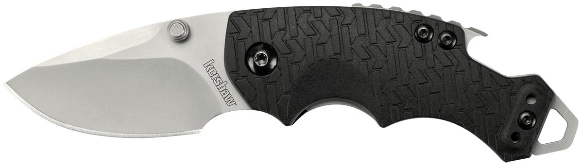 Kershaw Shuffle 8700 Folding Knife with 2-1/4 in Drop Point Blade, Black Handle