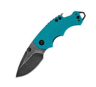 Kershaw Shuffle Knife 2.4 in BlackWash/Teal Plain Edge