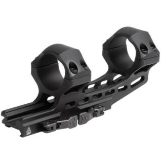 Leapers ACCU-SYNC Quick-Release Picatinny Mount 30mm High Profile 50mm Offset Matte Black