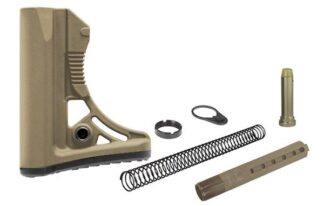 Leapers UTG PRO Model 4 Ops Ready S3 Mil-Spec Stock Kit, Flat Dark Earth, 6.05 in