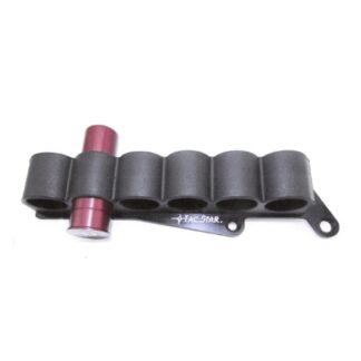 Tacstar Slimline SideSaddle 12 Gauge for Remington 870/1100/1187, 6 Rounds, Black Polymer
