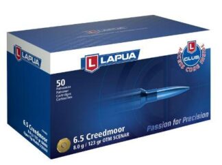 Lapua Scenar 6.5 Creedmoor 123 gr OTM, 50 Rounds