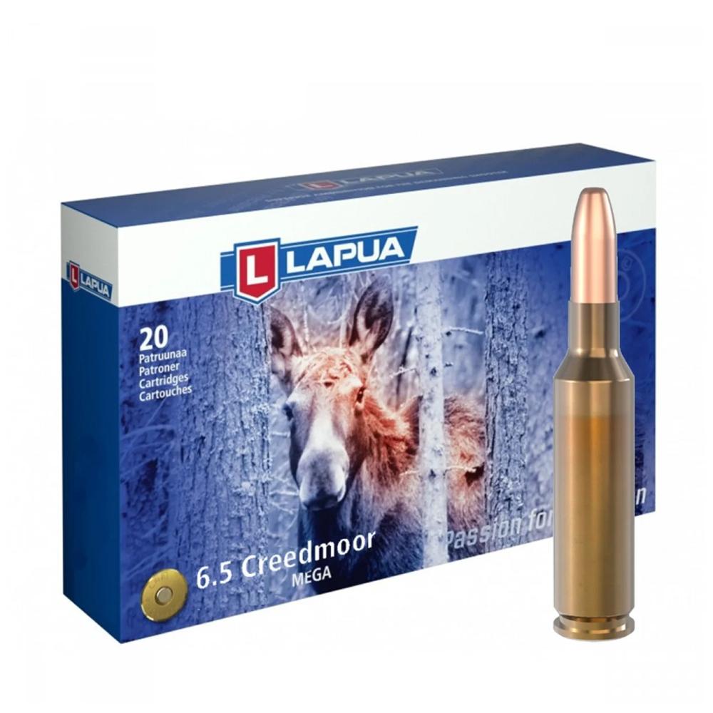 Lapua 6.5 Creedmoor Lead-Free Copper Projectile 2559 fps 20-Round Box