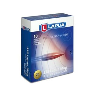 Lapua .338 Lapua Mag 300 Gr HPBT 2723 fps Centerfire Rifle Ammunition (10 Rounds)
