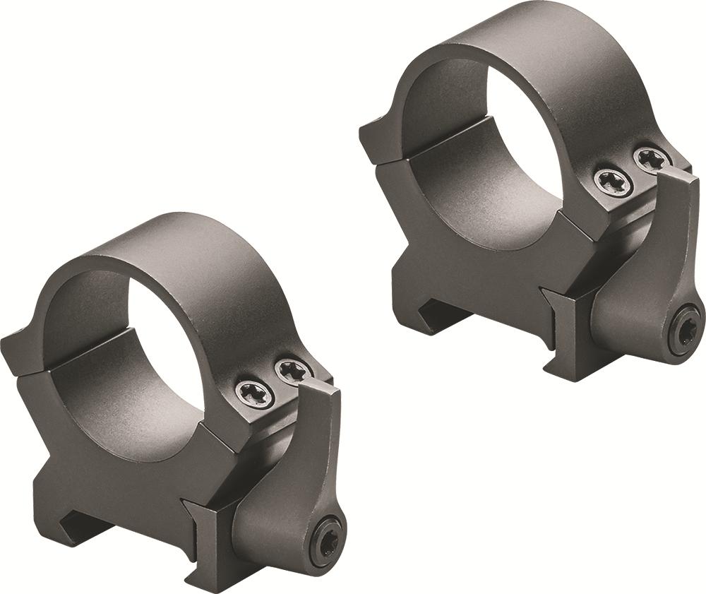 Leupold QRW2 Quick Release 30mm High Weaver/Picatinny Scope Rings, Matte Black Steel