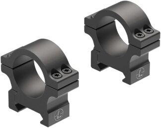 Leupold Open Range Cross-Slot Rings 1 in Low Matte