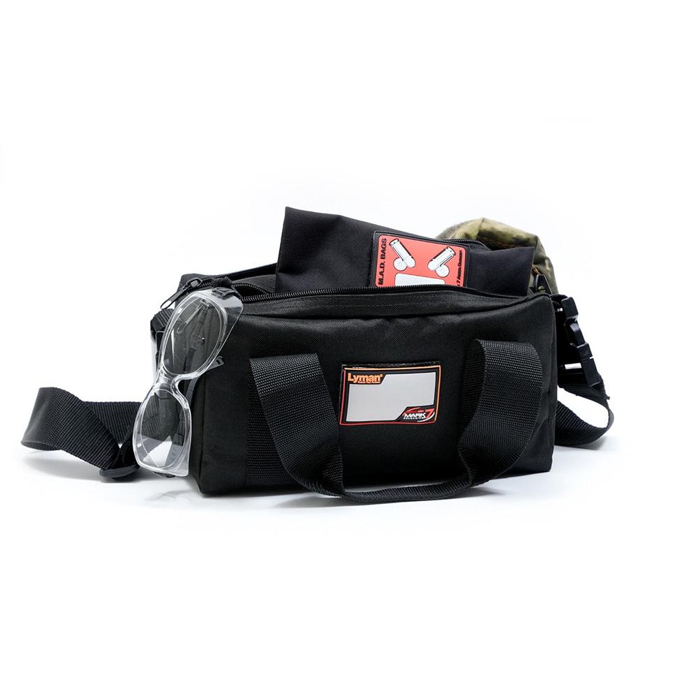 Lyman Mark 7 Range/Ammo Bag, 12 in L x 6.5 in W x 6 in H, Black