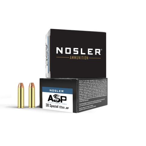 Nosler Assured Stopping Power .38 Special 125 Grain Jacketed Hollow Point 20 Round Box