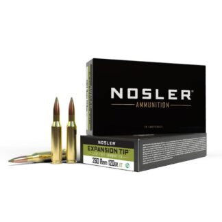 Nosler E-Tip 260 Rem 120gr Spitzer Lead-Free Rifle Ammunition, 2750 fps