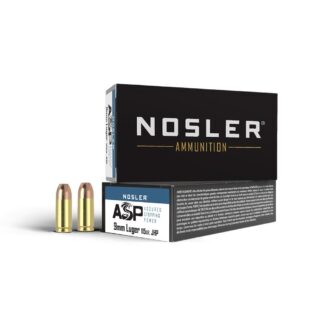 Nosler ASP 9mm Luger 115 gr JHP, 50 Rounds