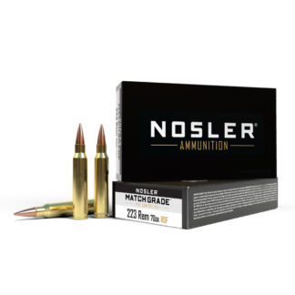 Nosler RDF Match Grade .223 Rem 70 Gr HPBT Boat Tail Hollow Point (20 Rounds)