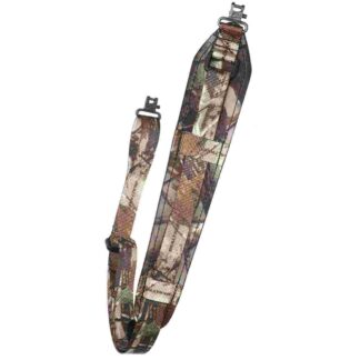 Outdoor Connection Padded Super Sling 1 in Mossy Oak New Break-Up Nylon with Talon QD Swivel