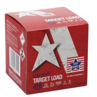 TRZ Trading Stars & Stripes Target Load 410 Ga 2-1/2 in #9 Shot 1/2 oz 1200 fps (25 Rounds)