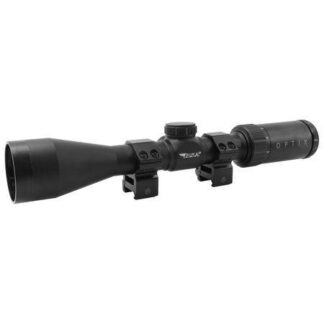 BSA Optix 4-12x40mm Hunting Rifle Scope, BDC-8 Reticle, Black Matte