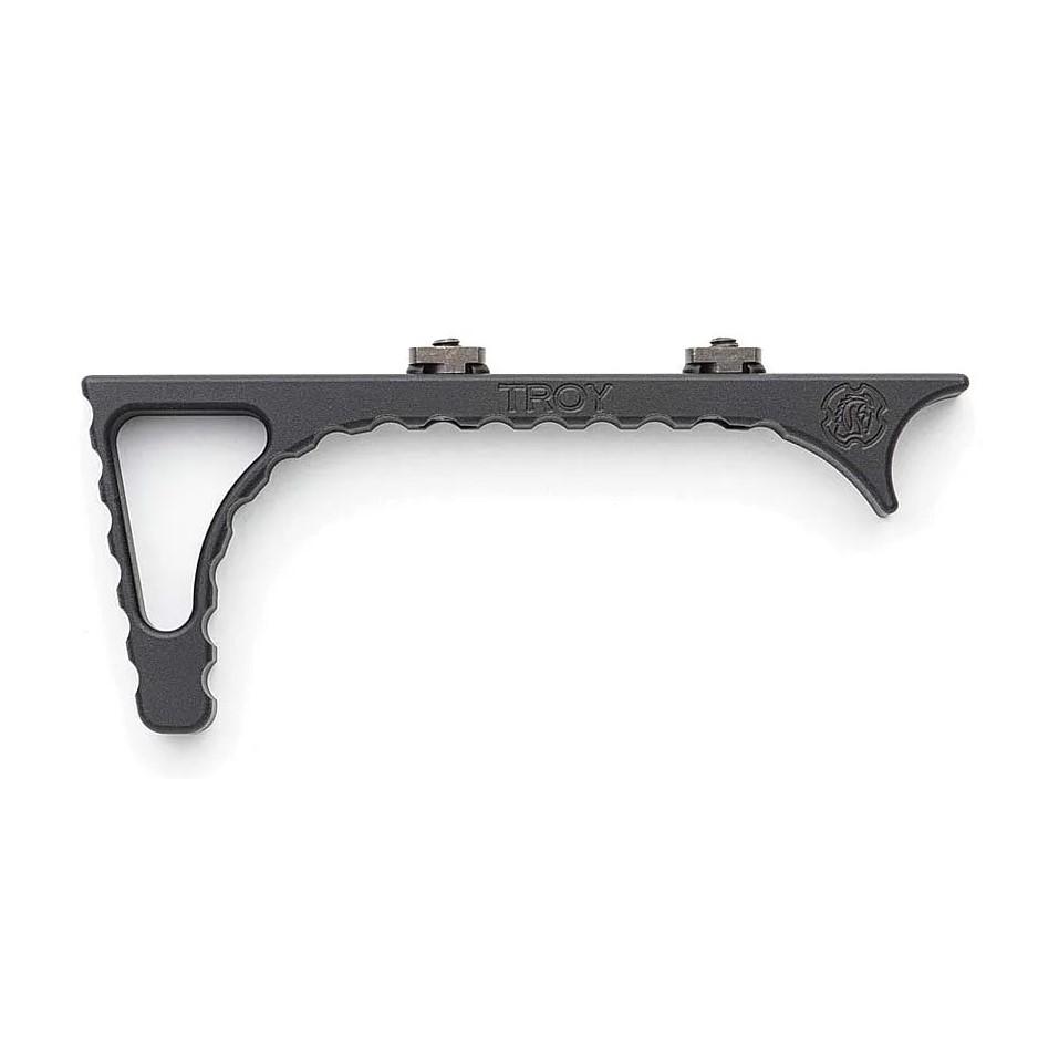 Troy Angled Foregrip for AR-15, M-LOK, Black, Type III Hard-Coat Anodized