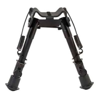 Caldwell XLA M-LOK/KeyMod Bipod, Adjustable 6-9 in Height, Black Aluminum