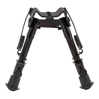Caldwell XLA M-LOK/KeyMod Bipod, Adjustable 6-9 in Height, Black Aluminum