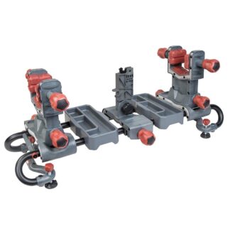 AOB Ultra Gun Vise Modular Steel Frame 33 Length, Overmold Rubber Pads