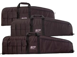 M&P Accessories Duty Series Large Long Gun Case with Shoulder Strap and 5 AR Magazine Pouches