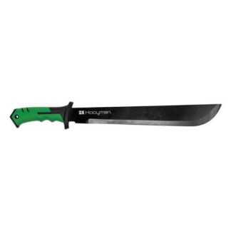 AOB Hooyman Bush Machete 21-1/4 in 3CR13 Stainless Blade, Green No-Slip H-Grip Handle