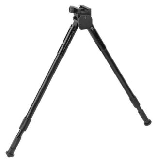 Caldwell AR Bipod Sitting, Picatinny Rail, Matte Black, Anodized Aluminum