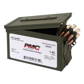 PMC .50 BMG 660gr FMJ-BT Linked Bronze 100 Rounds