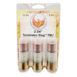 Personal Security Products Terminator 12 Gauge 2-3/4 in 515 Gr FMJ Slug 1520 fps (3 Rounds)