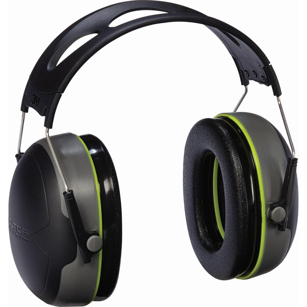 3M Peltor Sport Bull's Eye Hearing Protector Passive Ear Muffs, NRR 27, Black/Gray