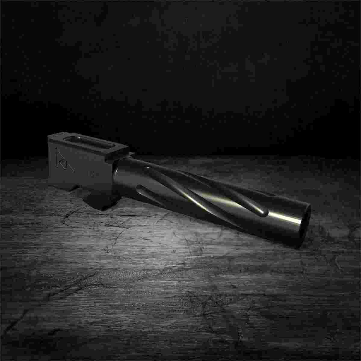 RIVAL ARMS Rival Arms Match-Grade Barrel for Glock 19 Gen 3/4, 9mm, Black PVD Finish