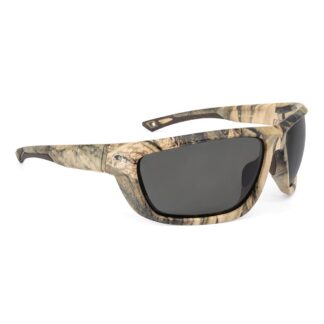 Radians Ducks Unlimited Full-Frame Shooting Glasses Polarized Smoke Lens, Mossy Oak Frame